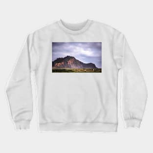 View of seaside cliff Crewneck Sweatshirt